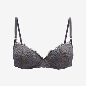 ThirdLove All Day Lace T-Shirt Bra Size 44Bcharcoal / 44B